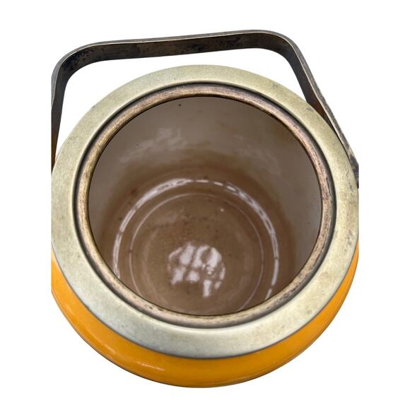 Antique large biscuit jar English scenery - Picture 5 of 7